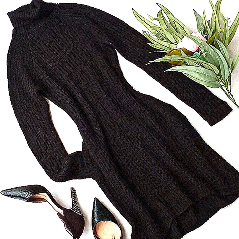 Helmut Lang Openweave Knit Dress